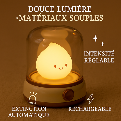 veilleuse flamme Luminou fonctions mode chandelle