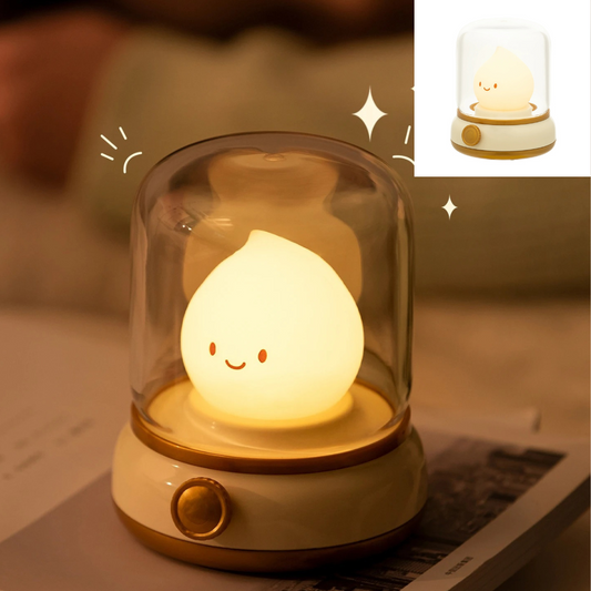 veilleuse bébé flamme jaune