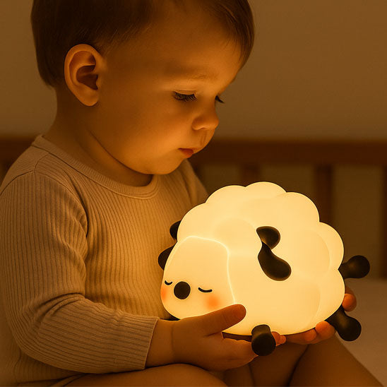 Veilleuse Bébé LED Mouton Rechargeable Silicone sheepy  bébé