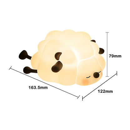 Veilleuse Mouton Bébé LED Rechargeable Silicone dimensions