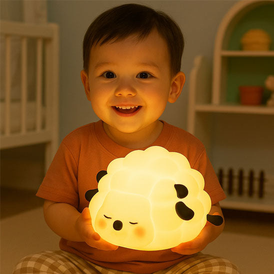 Veilleuse Bébé LED Mouton Rechargeable Silicone sheepy jeu