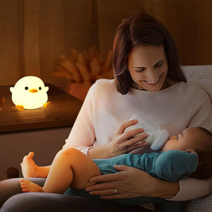 veilleuse pour bébé Duckino canard tétée nocturne