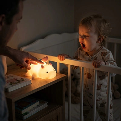 Veilleuse Dinosaure Bébé 7 Couleurs Silicone | Lumidrak™