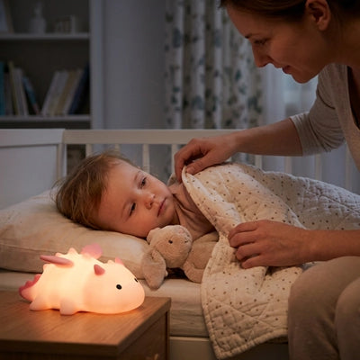 Veilleuse Dinosaure Bébé 7 Couleurs Silicone | Lumidrak™