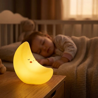 Veilleuse Lune Bébé LED Décorative bébé sommeil