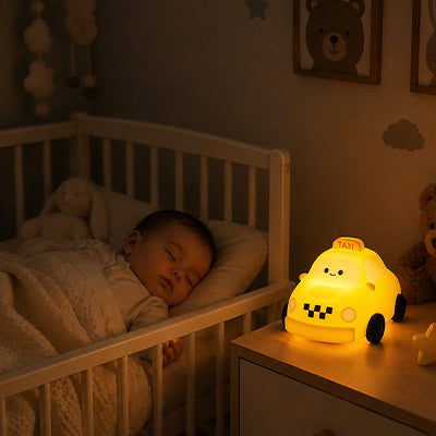 veilleuse voiture Rouly taxi enfant chambre nuit